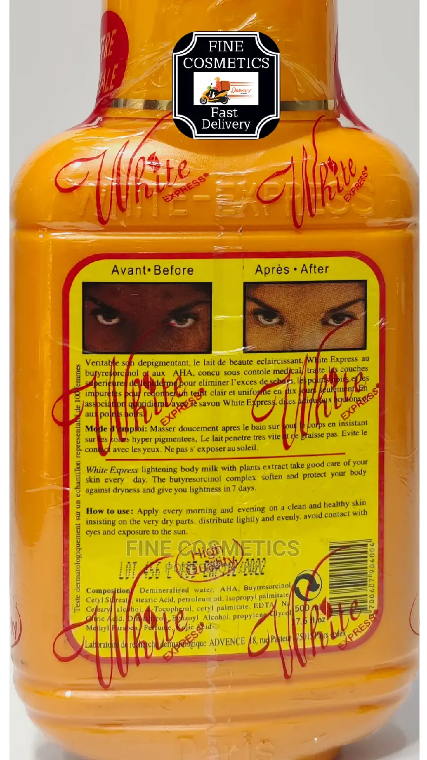 White Express Egg Yolk Lotion With Spf15 + Kojic Acid 500ml
