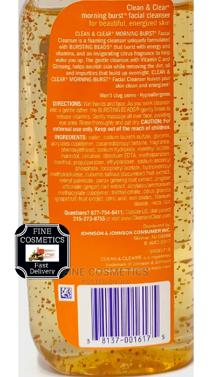 Clean and Clear Morning Burst Facial Cleanser+Bursting Beads