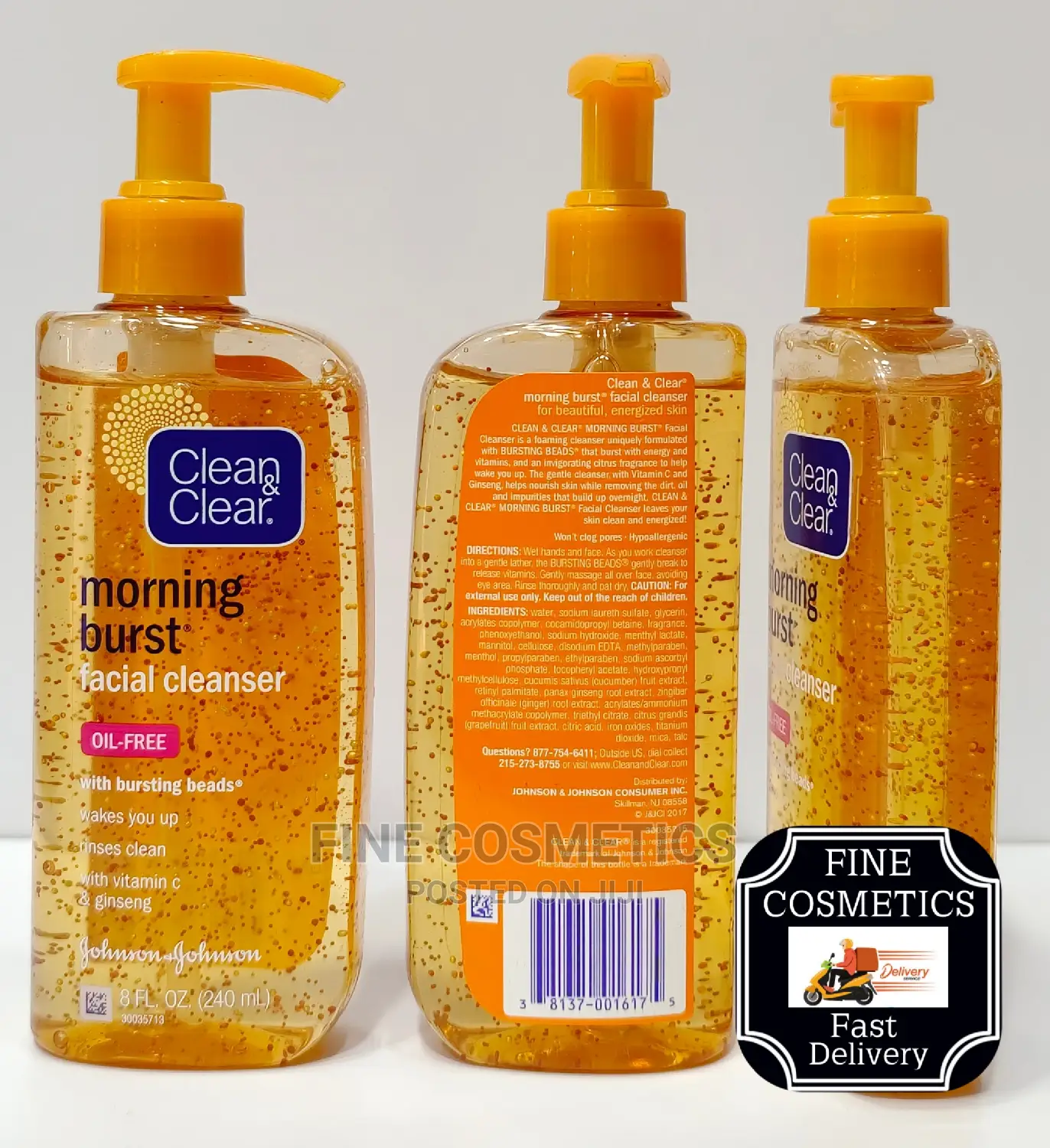 Clean and Clear Morning Burst Facial Cleanser+Bursting Beads