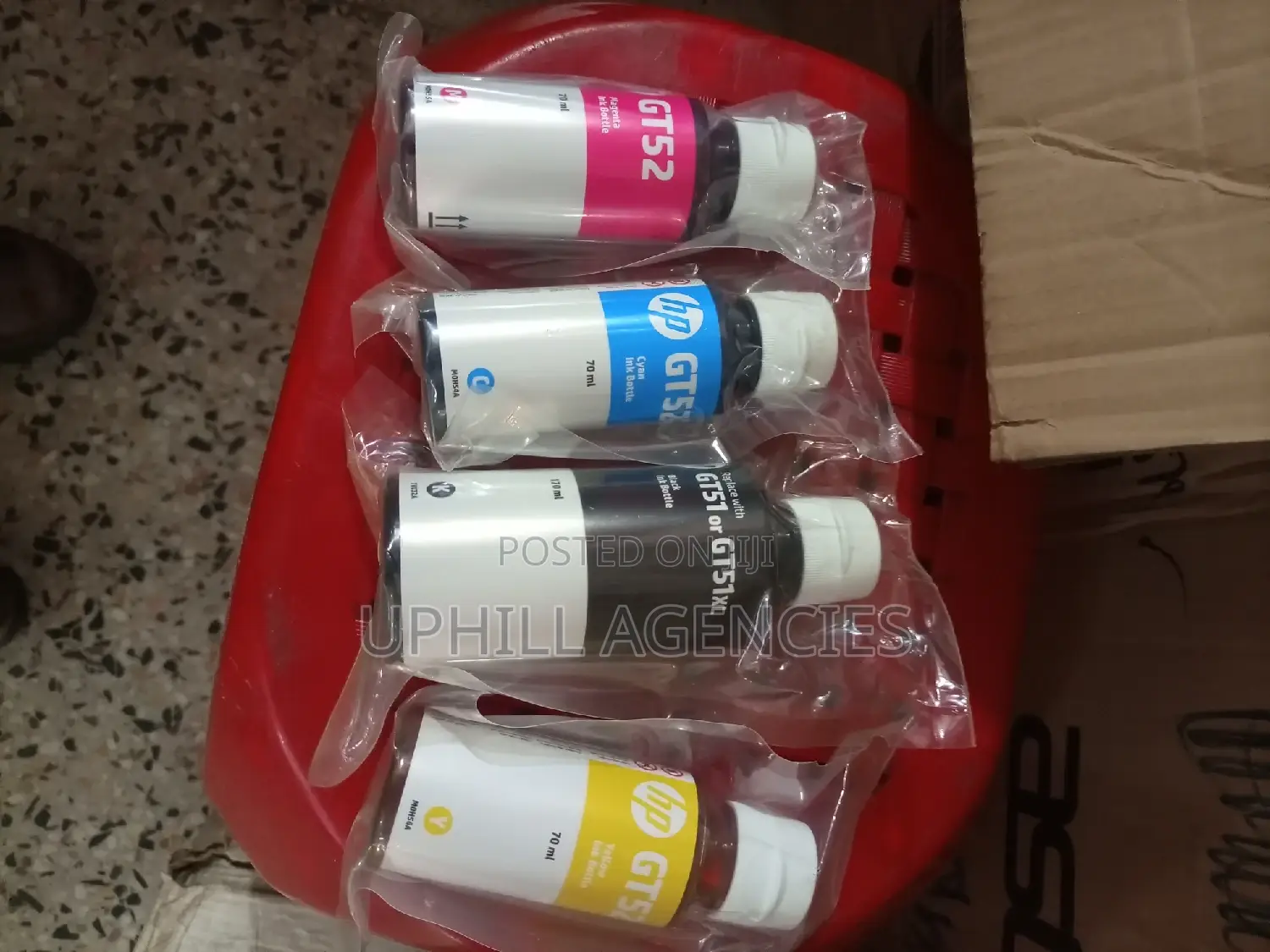 Hp Ink GT 51 and 52