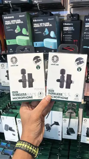 Green Mini Wireless Microphone
