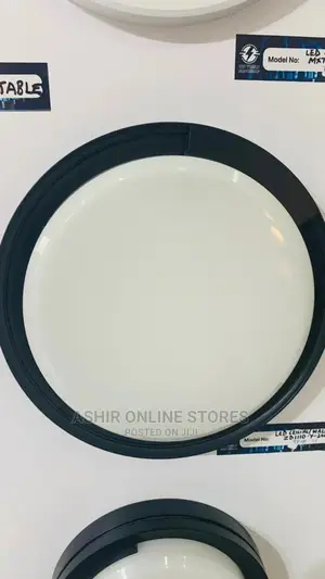 LED Black and White Ceiling Light