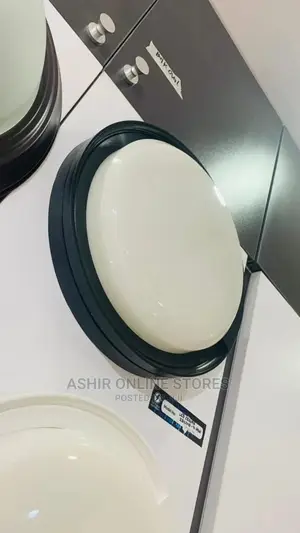 LED Black and White Ceiling Light