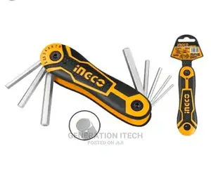 Ingco 8 Pcs Hex Key Set ( Pocket)– HHK14081- Allen Key Set