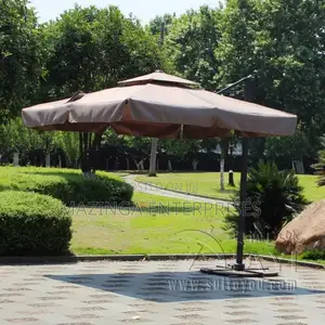 3x3meter High Deluxe Aluminum Frame Garden Parasol Umbrellas