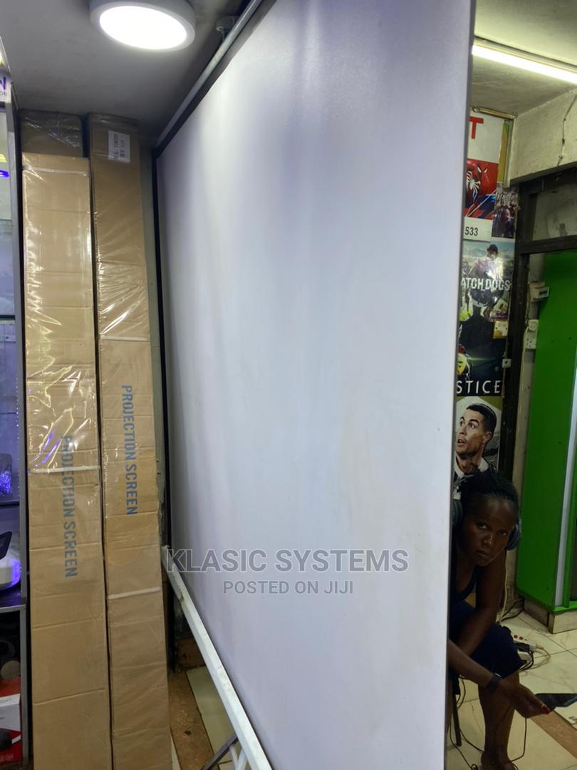 Projector Screen for Your Projectors 180by180 in Central Division TV