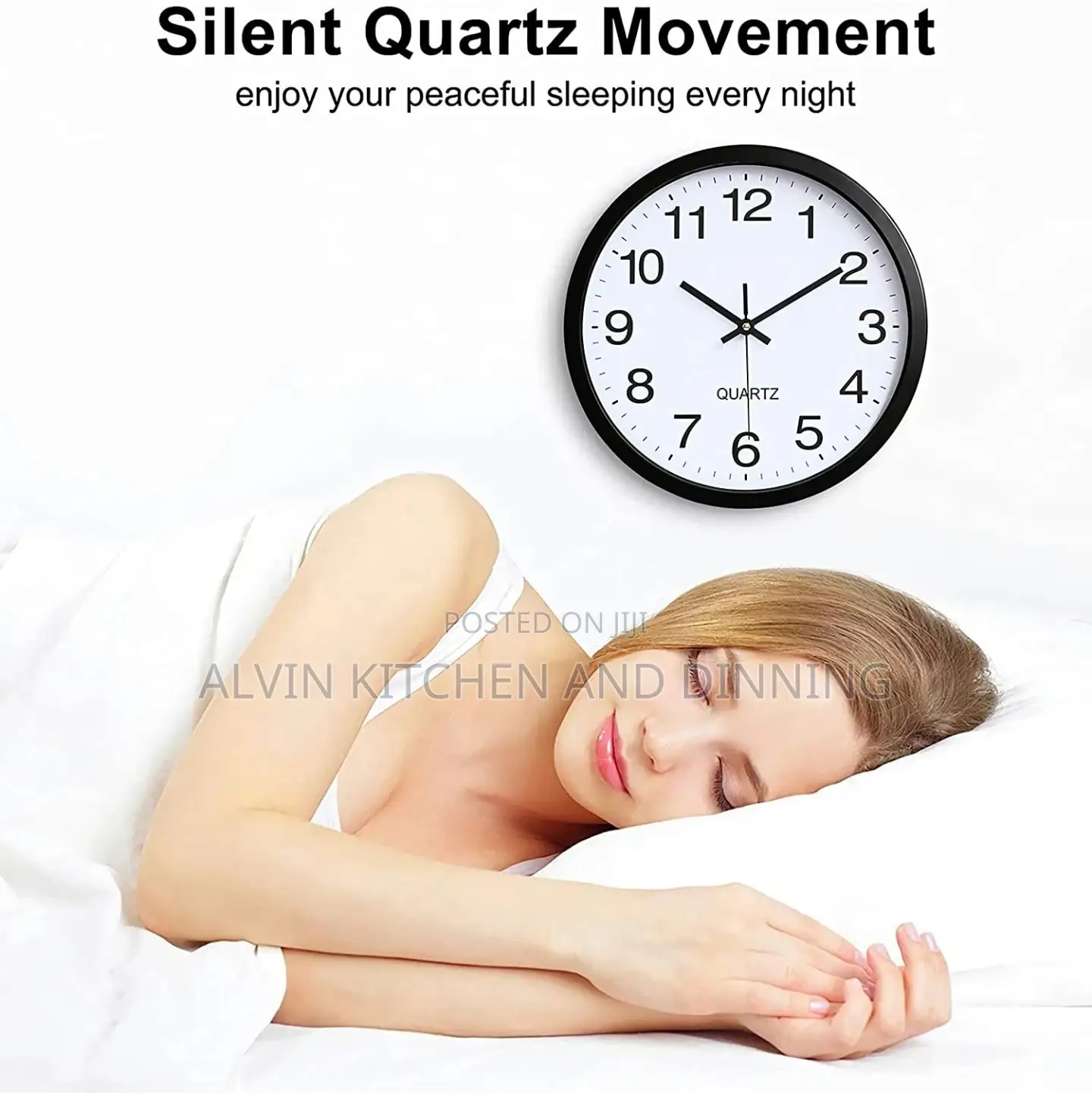 Wall Clock Non Ticking Silent