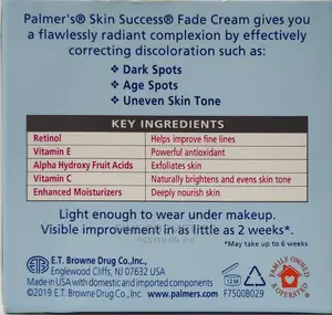 Palmers Skin Success Eventone Fade Cream For All Skin Types