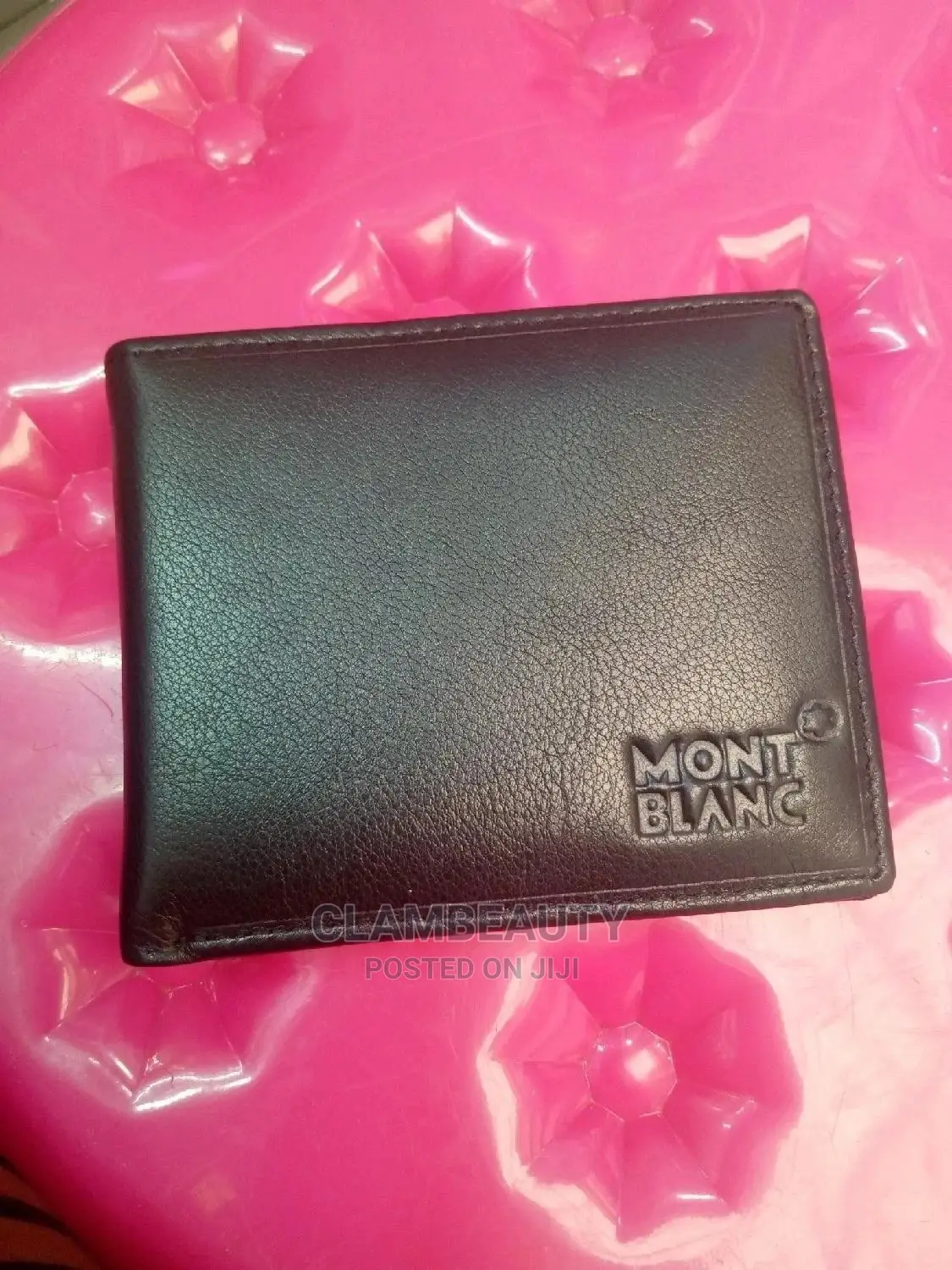 Mont Blanc Men's Genuine Leather Wallet