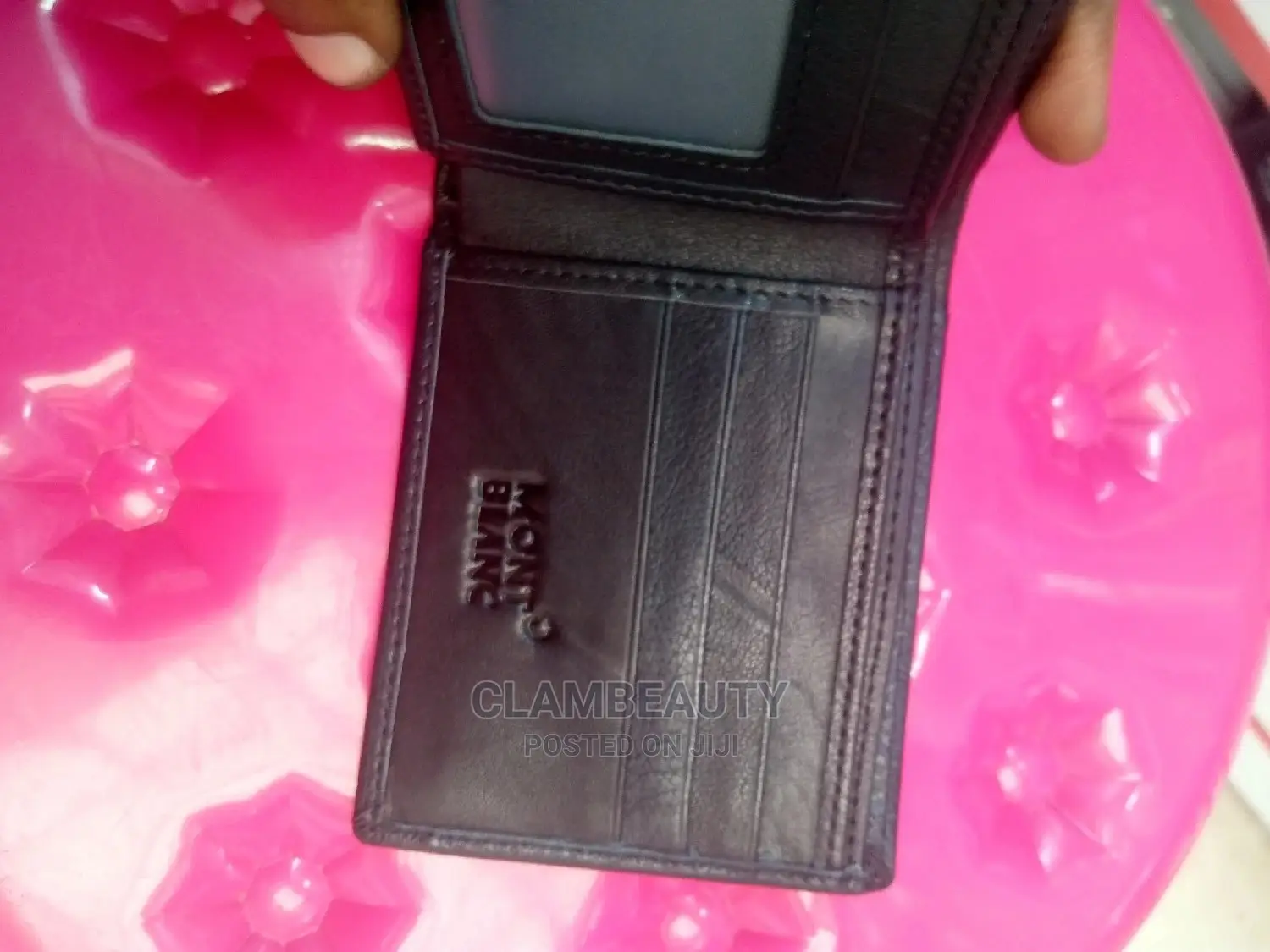 Mont Blanc Men's Genuine Leather Wallet