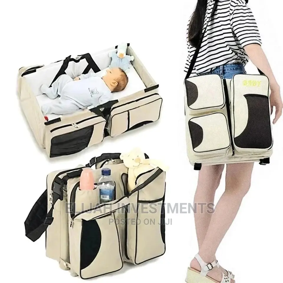 3in1 Diaper Bag and Travel Cot Bag