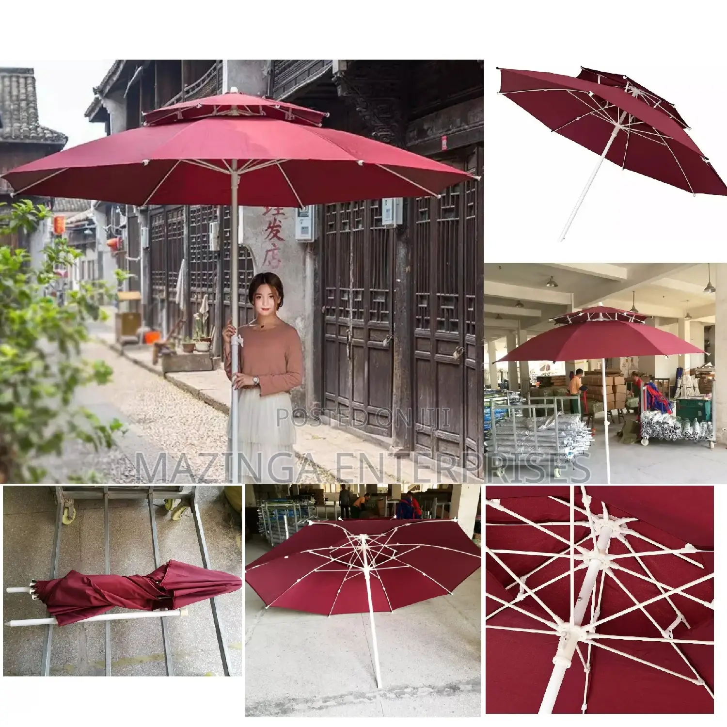 Multifunctional 2meter Umbrellas With Overlap