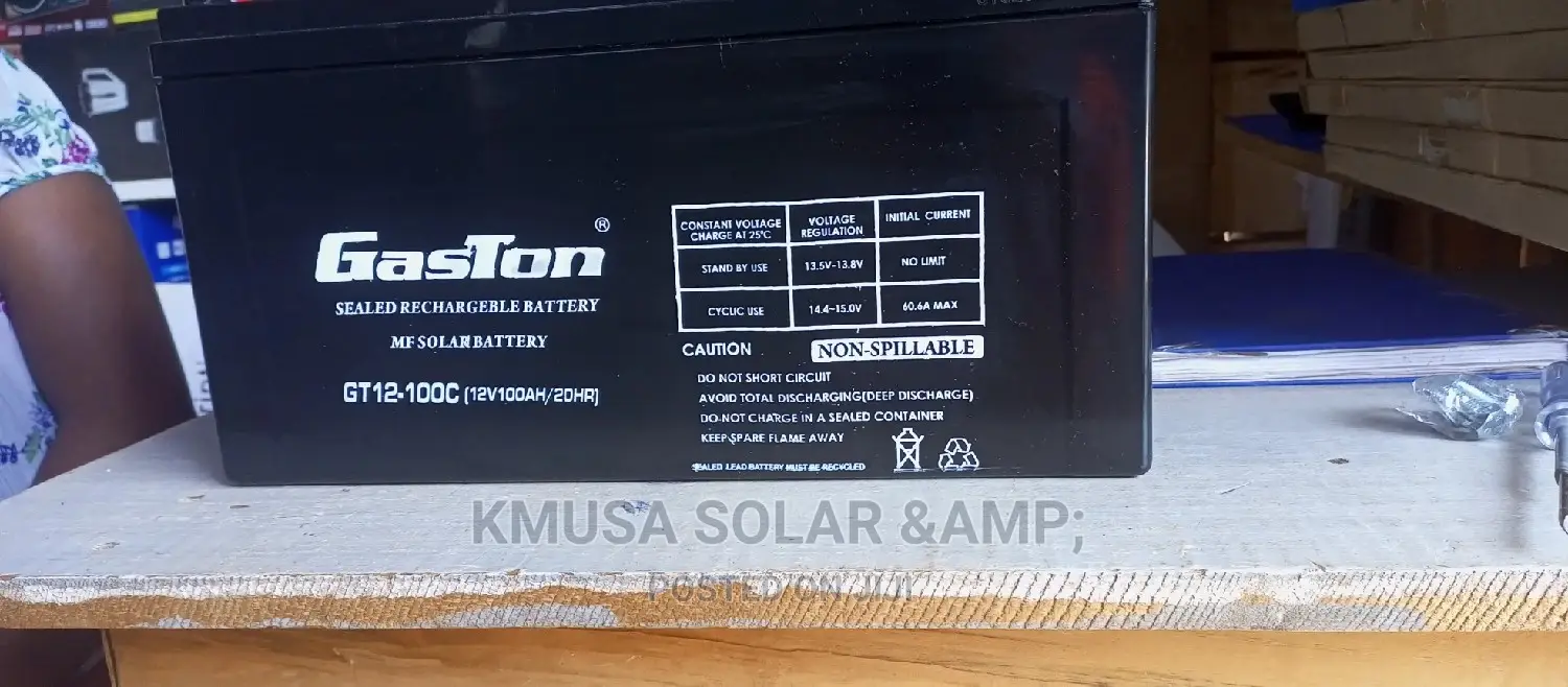 12/100ah Gaston Battery