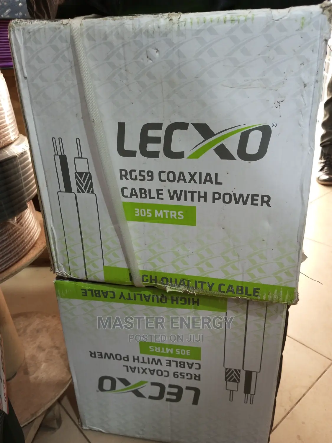 305 Mtrs Lexco Coaxial Cable For CCTV