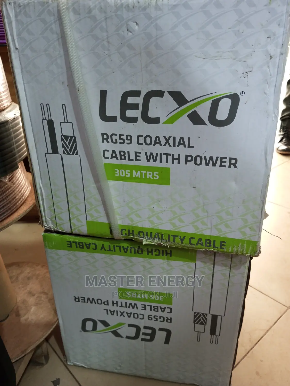 305 Mtrs Lexco Coaxial Cable For CCTV