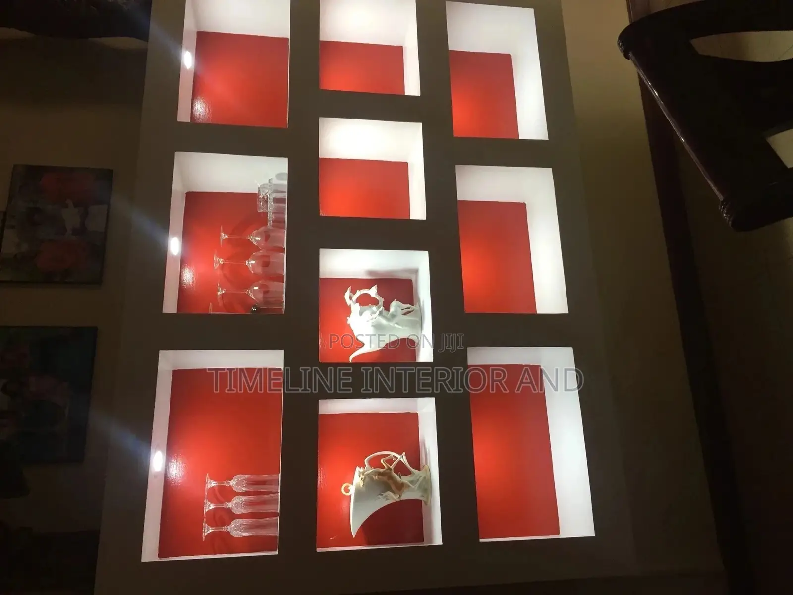 Gypsum Shelves
