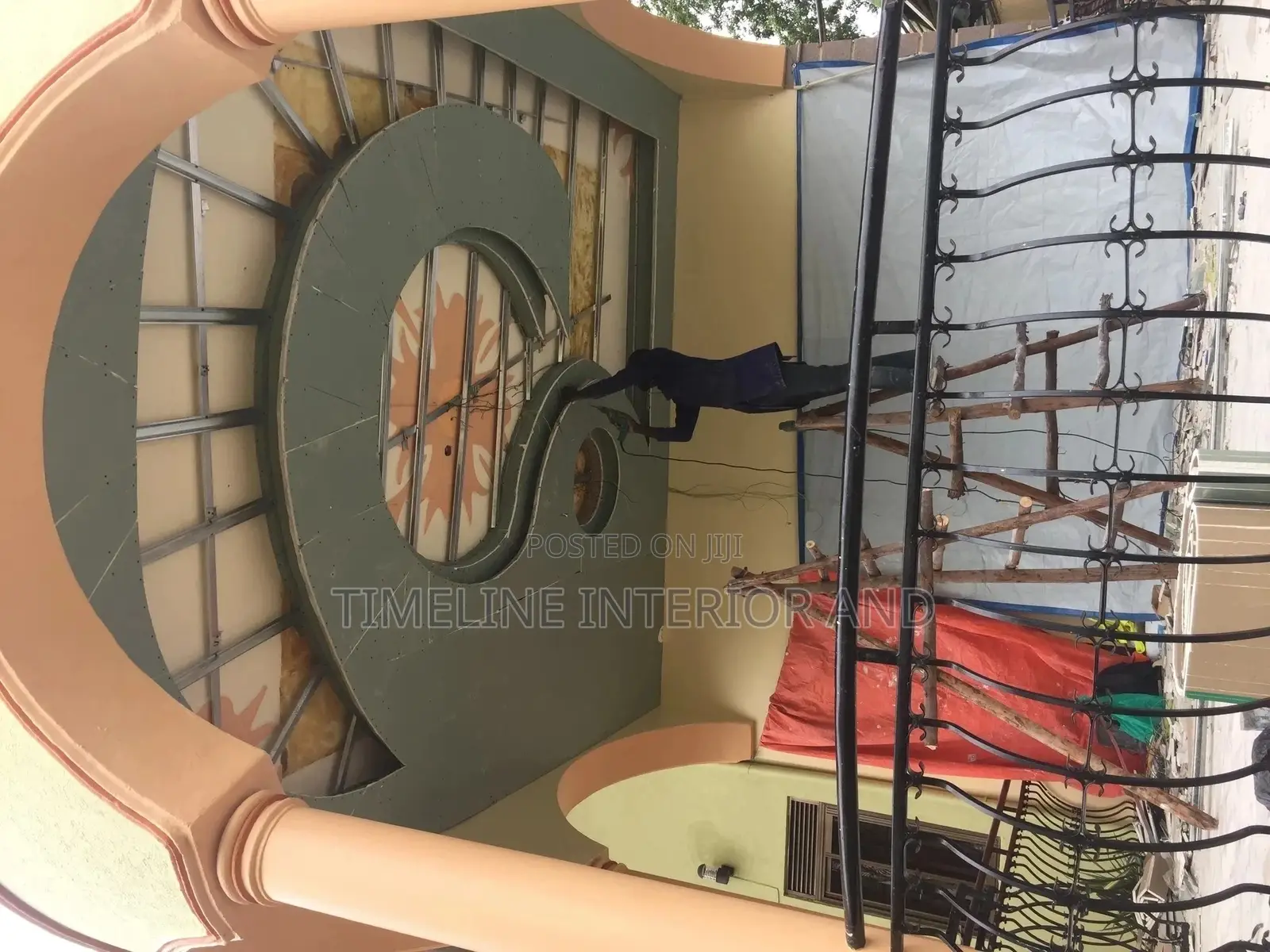 Balcony Gypsum Boards Designing.