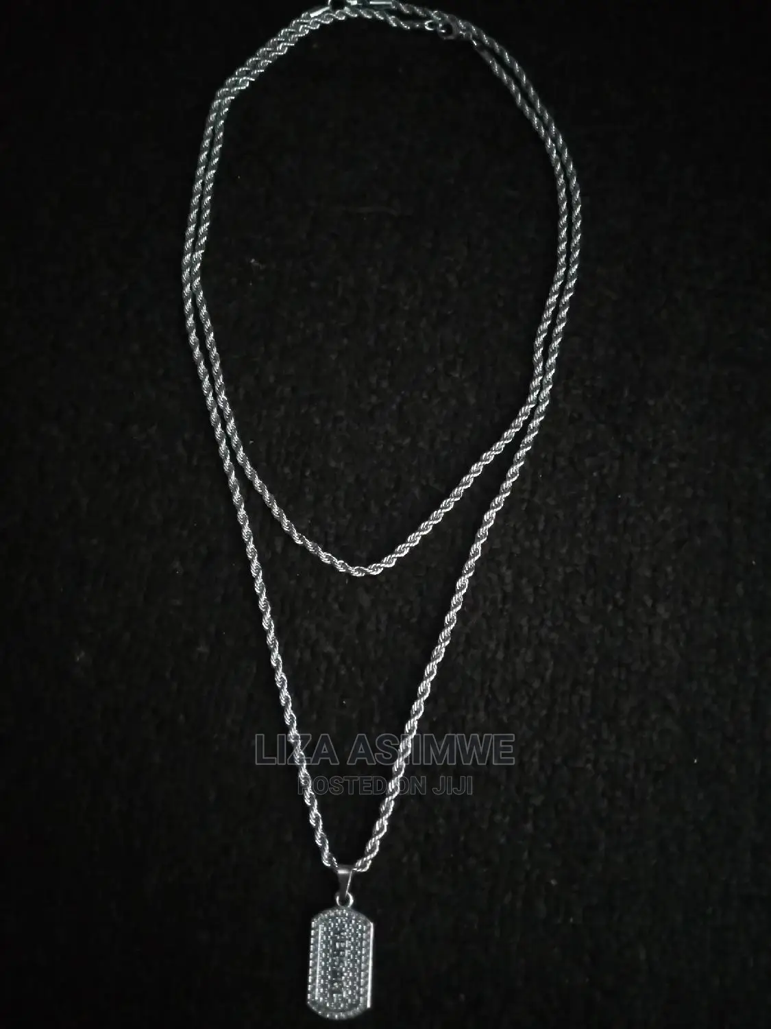 Men's Simple Double Chain/Necklaces Available