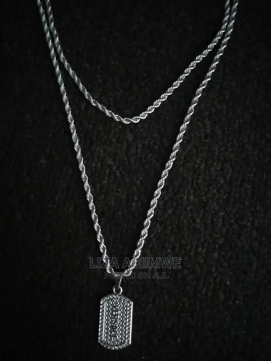 Men's Simple Double Chain/Necklaces Available
