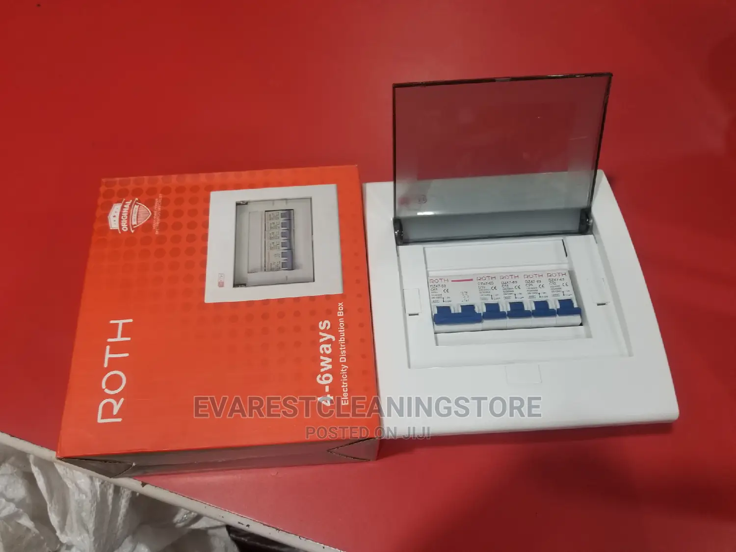 Electricity Distribution Box 4-6 Ways Main Switch Roth