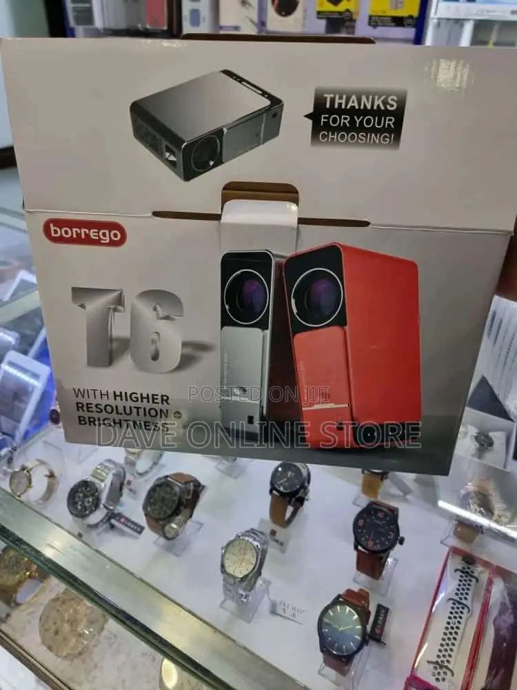 Borrego High Resolution Brightness Projector With Wifi
