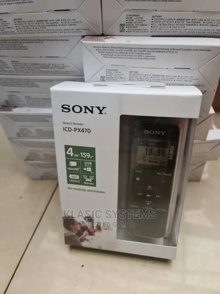 SONY Stereo Ic Recorder Icd-px470