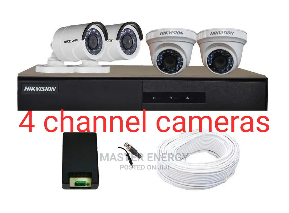 4 Channel Cameras Full Kit