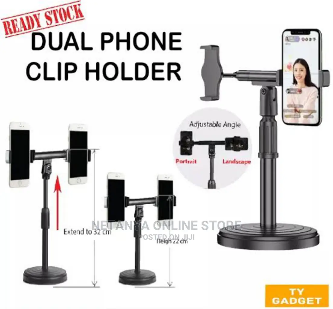 Double Adjustable Phone Holder