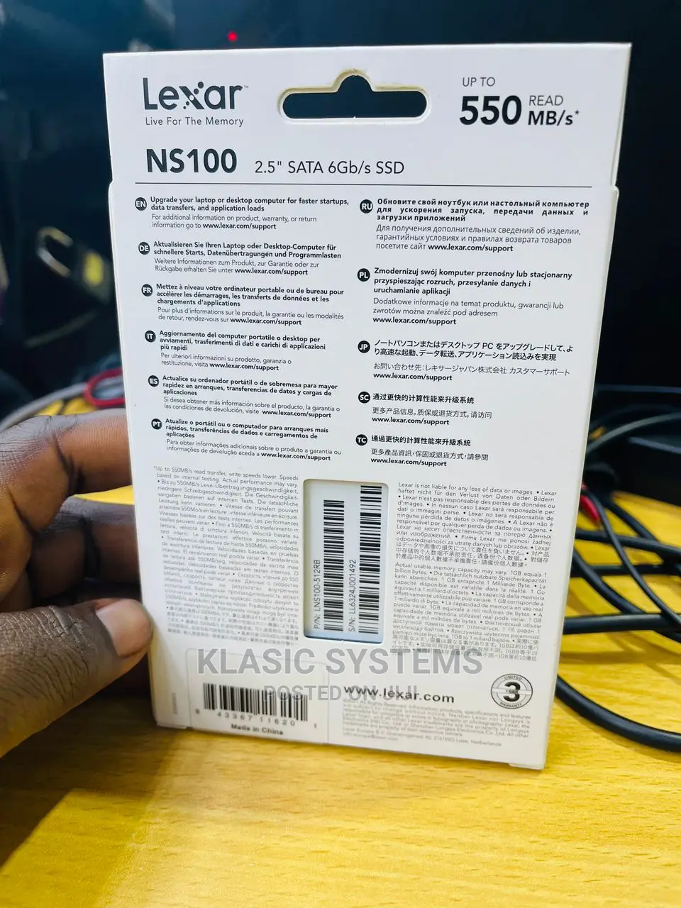 Lexar Ssd Hhd 512gb