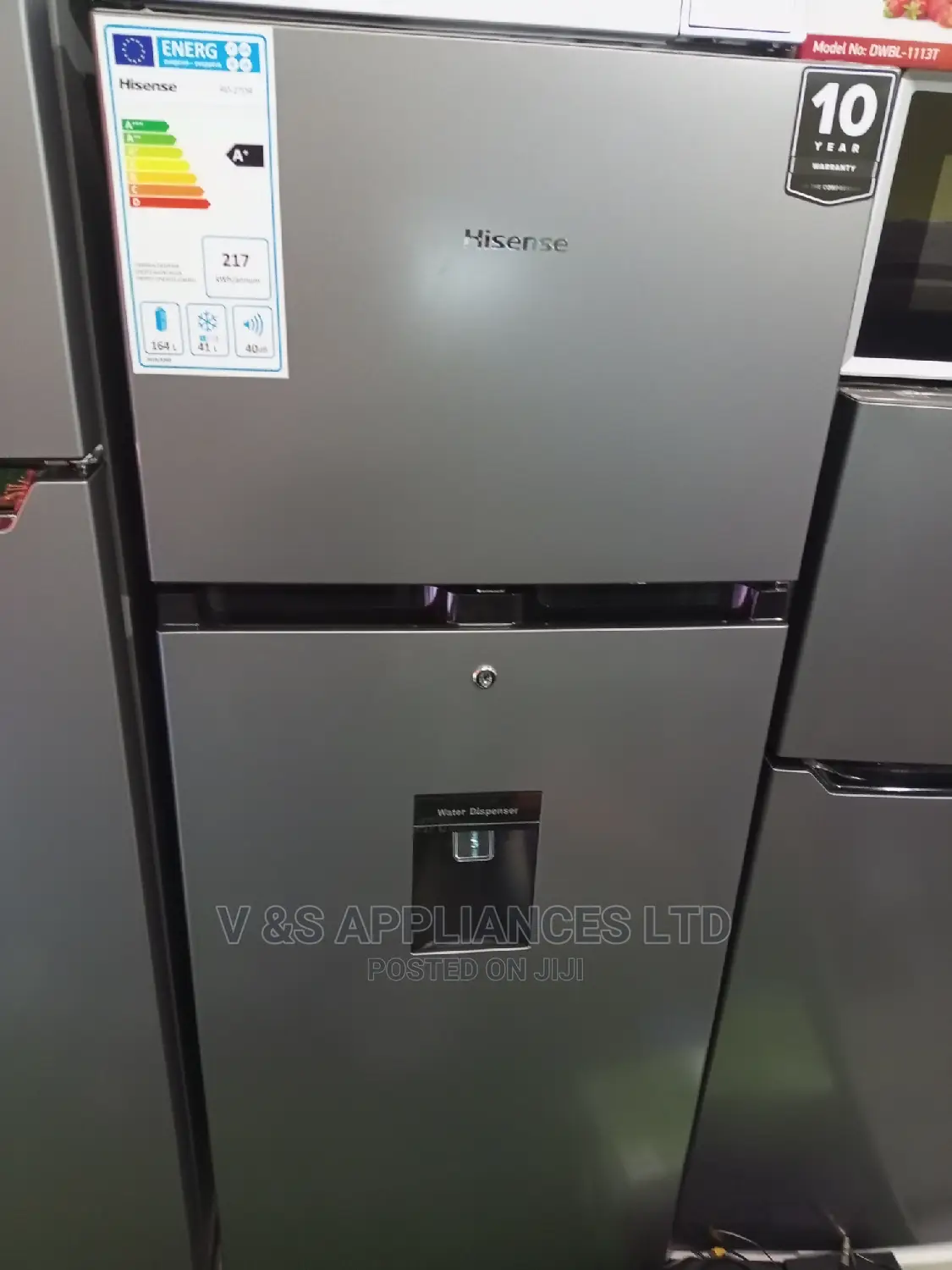 270l Hisense Fridge With a Water Dispenser