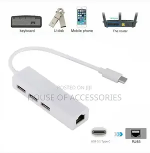 Type C 3.0 Usb Hub to Lan