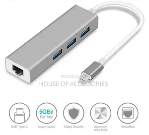 Type C 3.0 Usb Hub to Lan