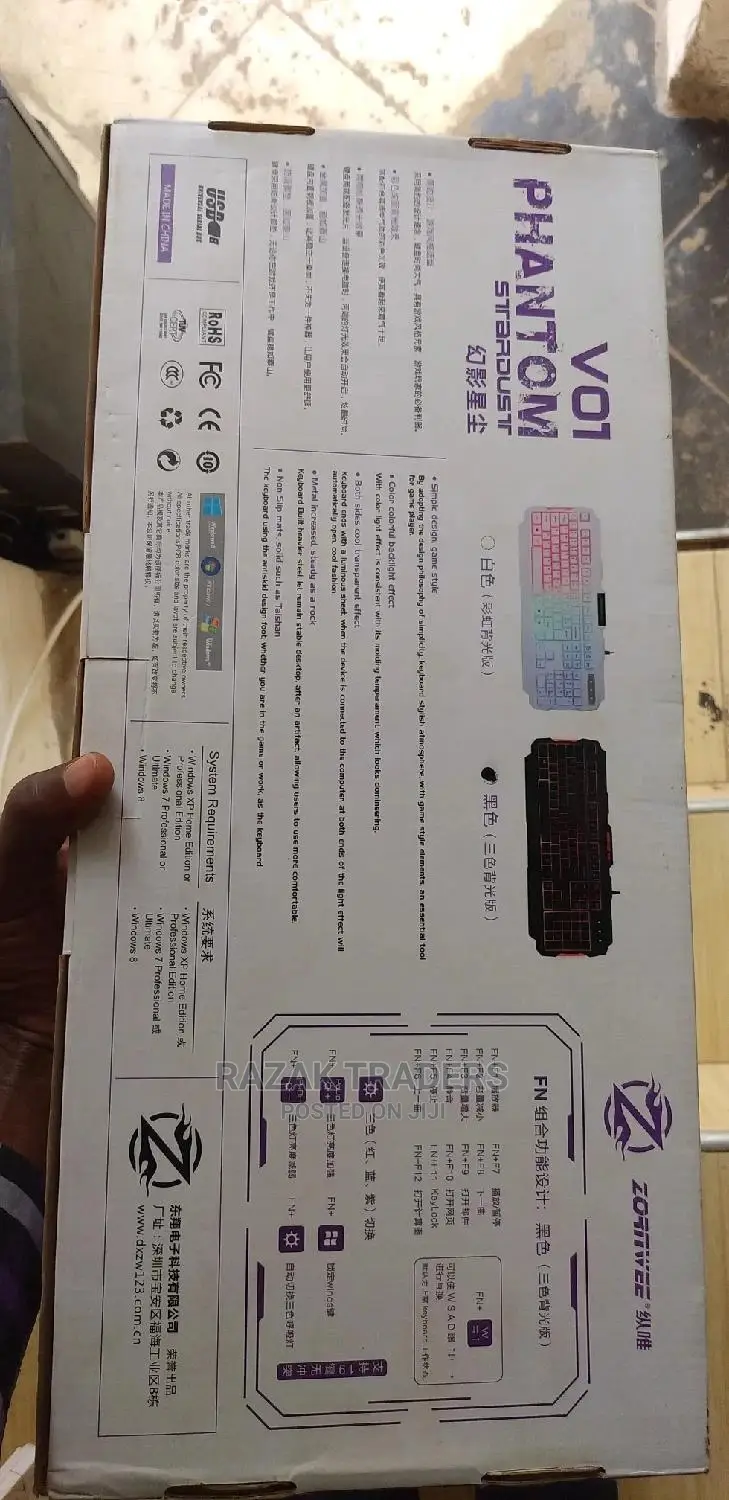 Color Color Lighting PC Keyboard