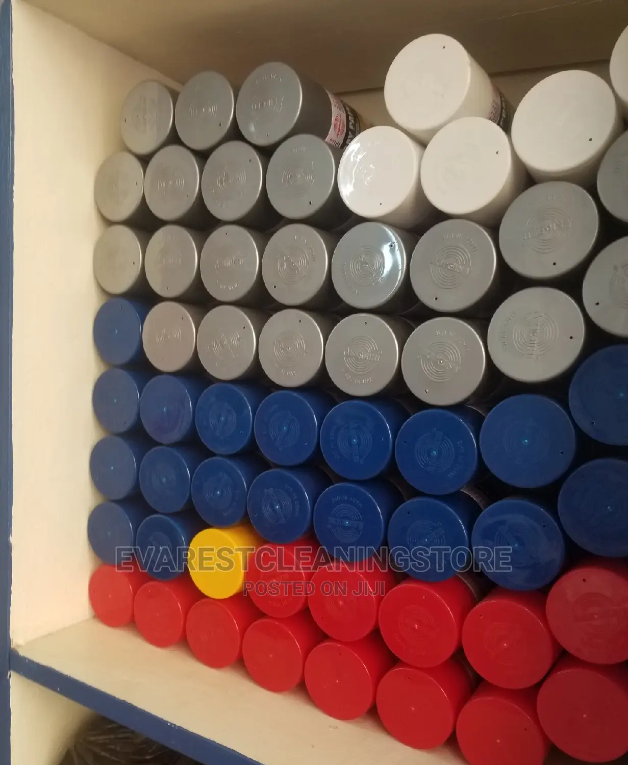 Spray Paint Asmaco Siliver, Red, Blue, Yellow Grey