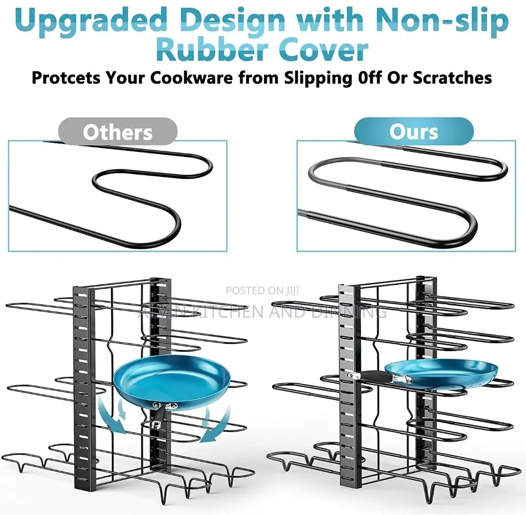 Pots and Pans Organizer for Cabinet