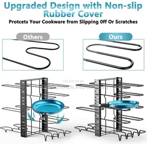 Pots and Pans Organizer for Cabinet