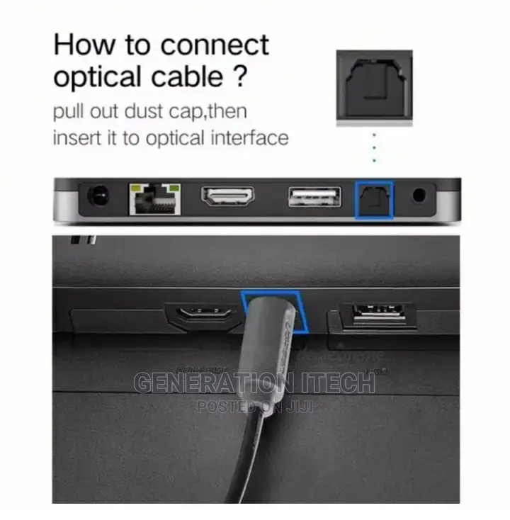 3M - Black Digital Fiber Optical Audio SPDIF Toslink Cable