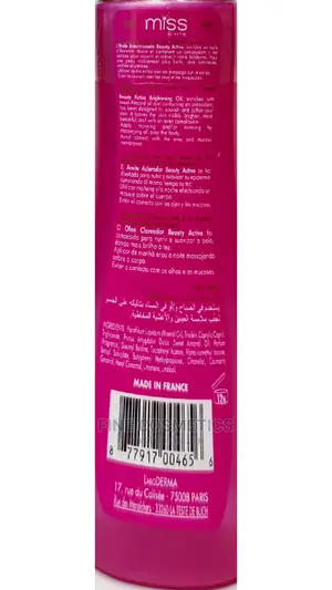 Original Fair and White Miss White Beauty Active Brightening Body Oil