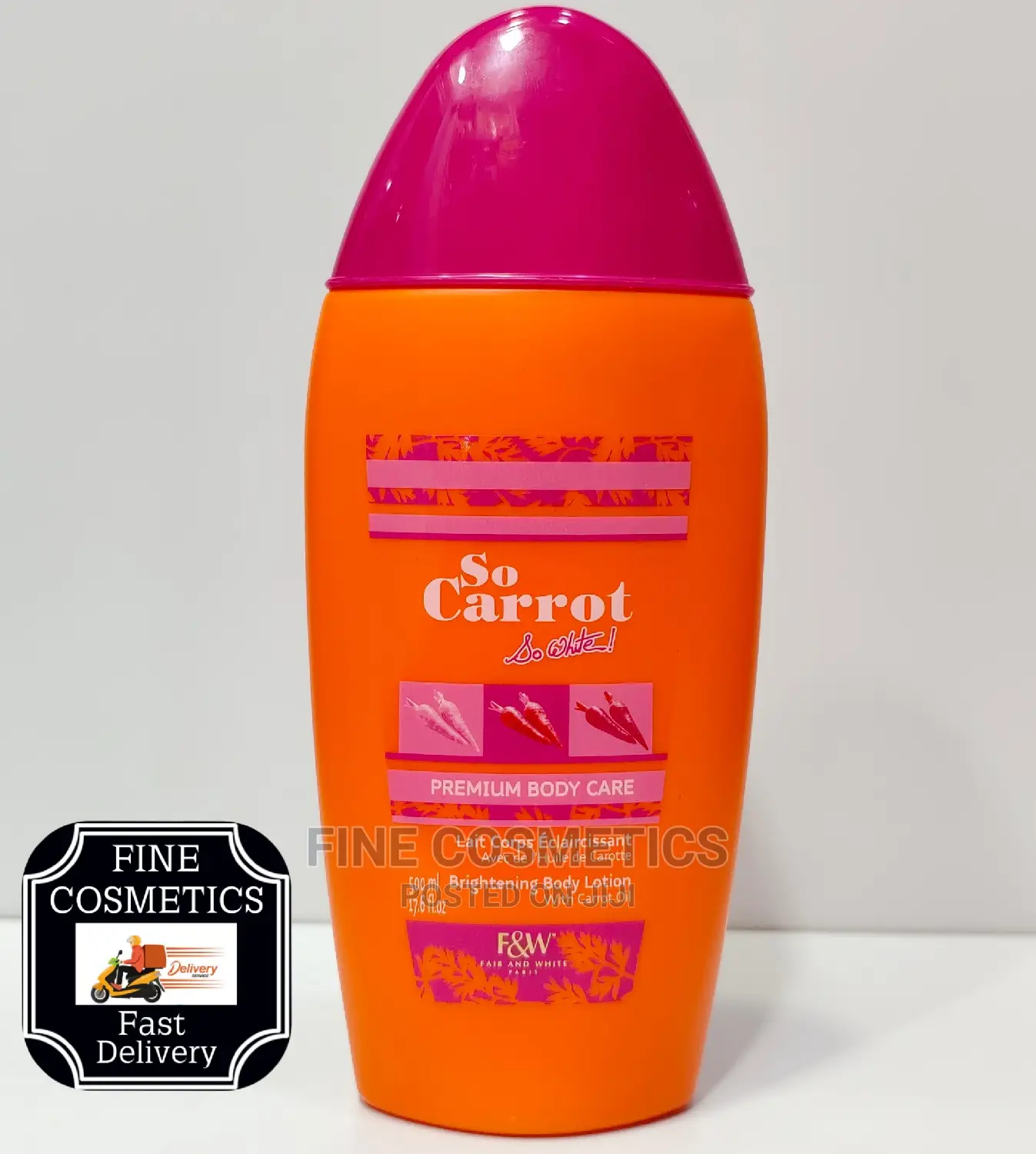 Original Fair and White So Carrot Brightening Lotion Big500g