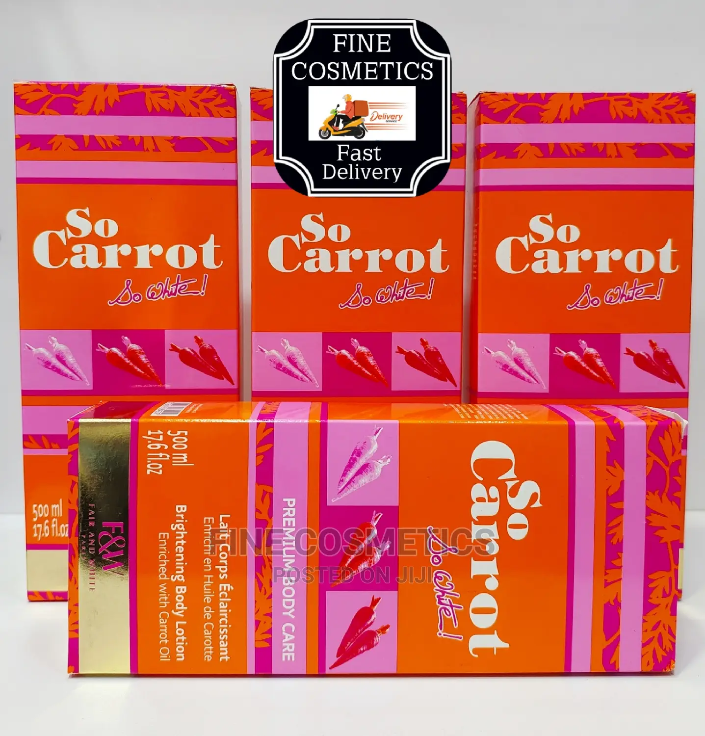 Original Fair and White So Carrot Brightening Lotion Big500g
