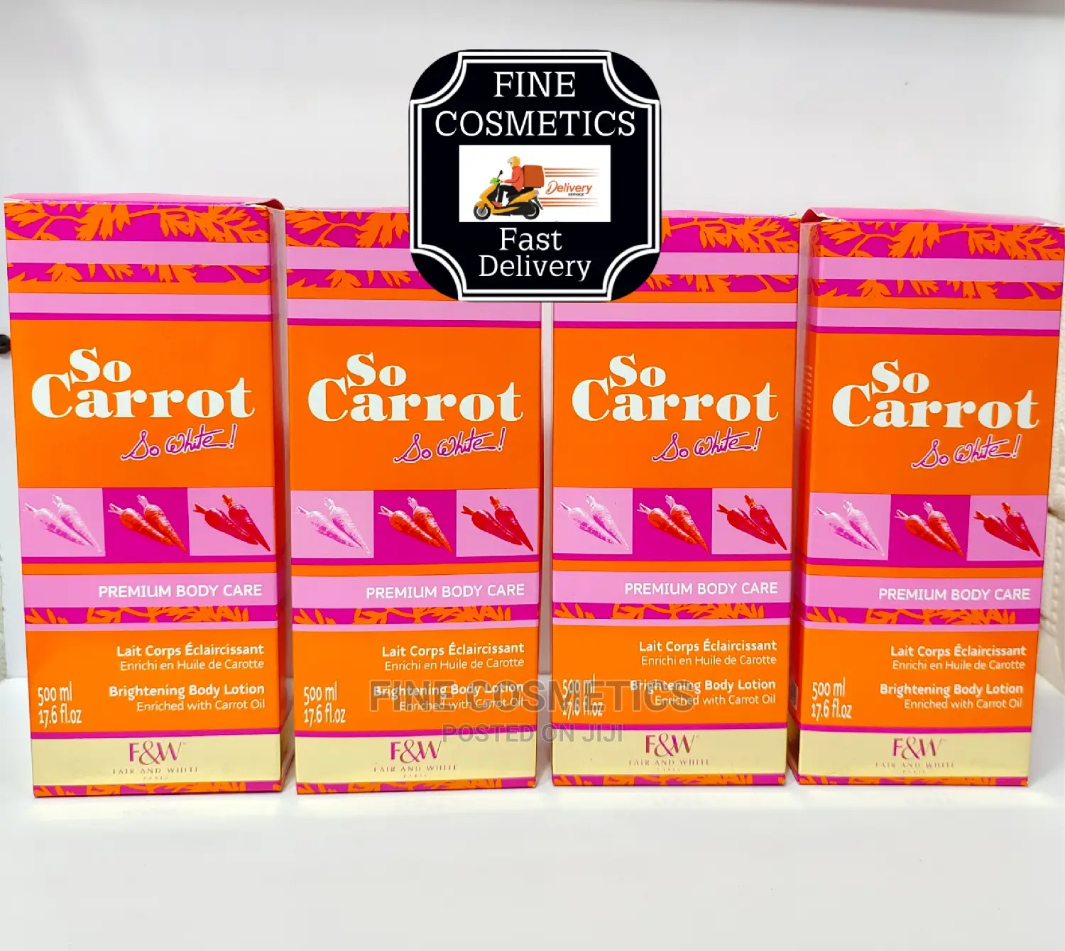 Original Fair and White So Carrot Brightening Lotion Big500g