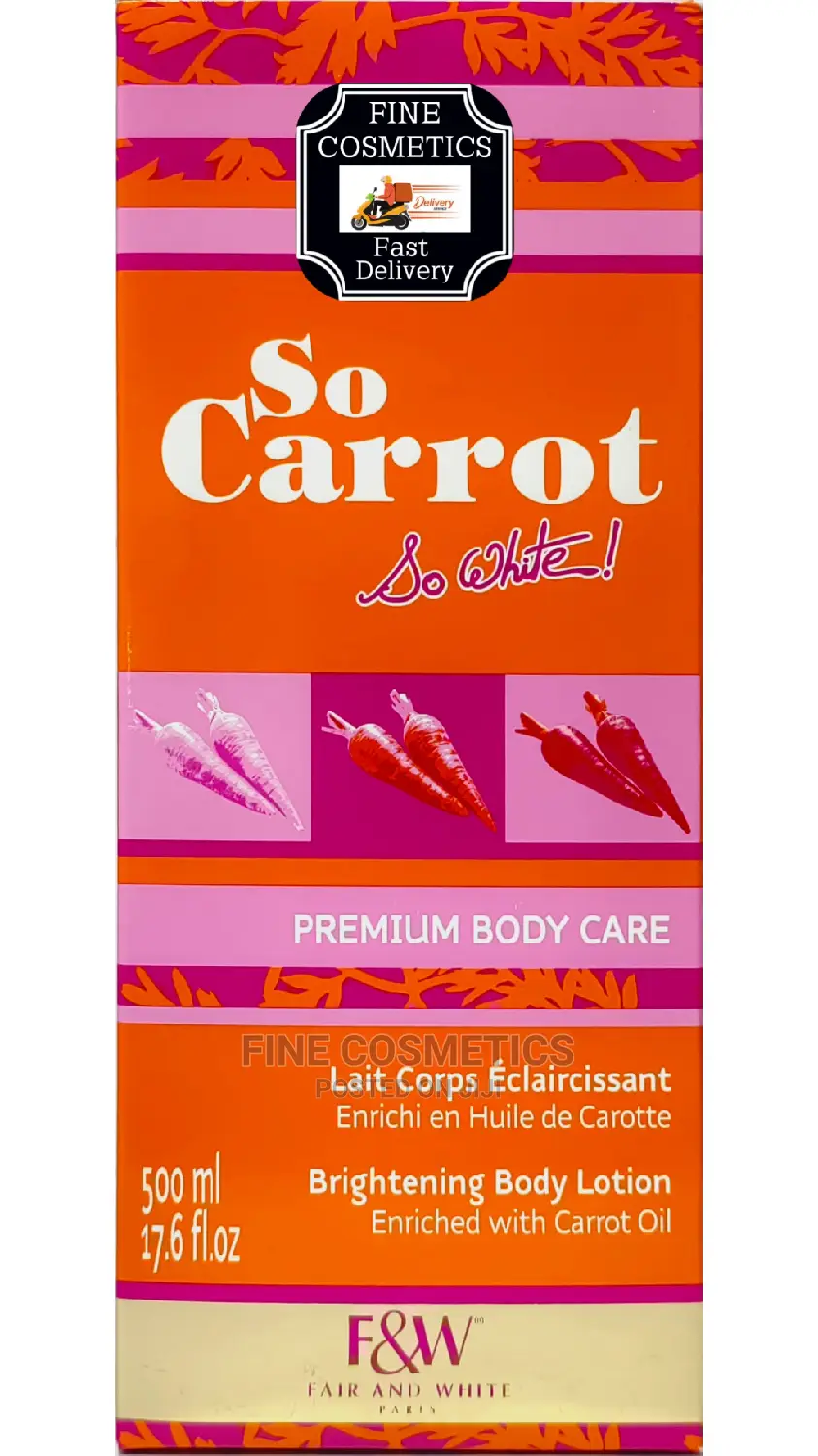 Original Fair and White So Carrot Brightening Lotion Big500g