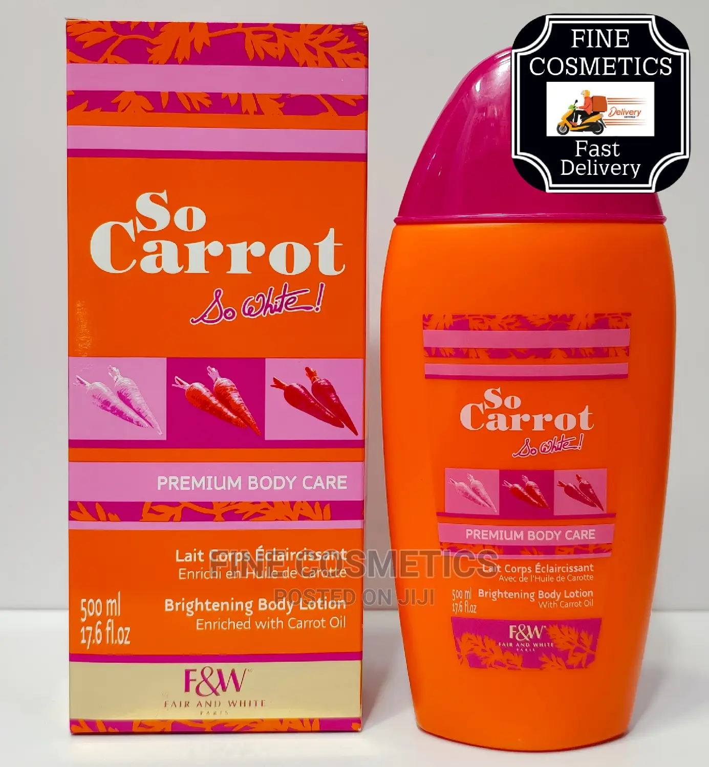 Original Fair and White So Carrot Brightening Lotion Big500g