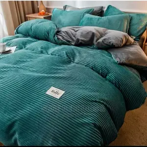 Coral Velvet Duvet