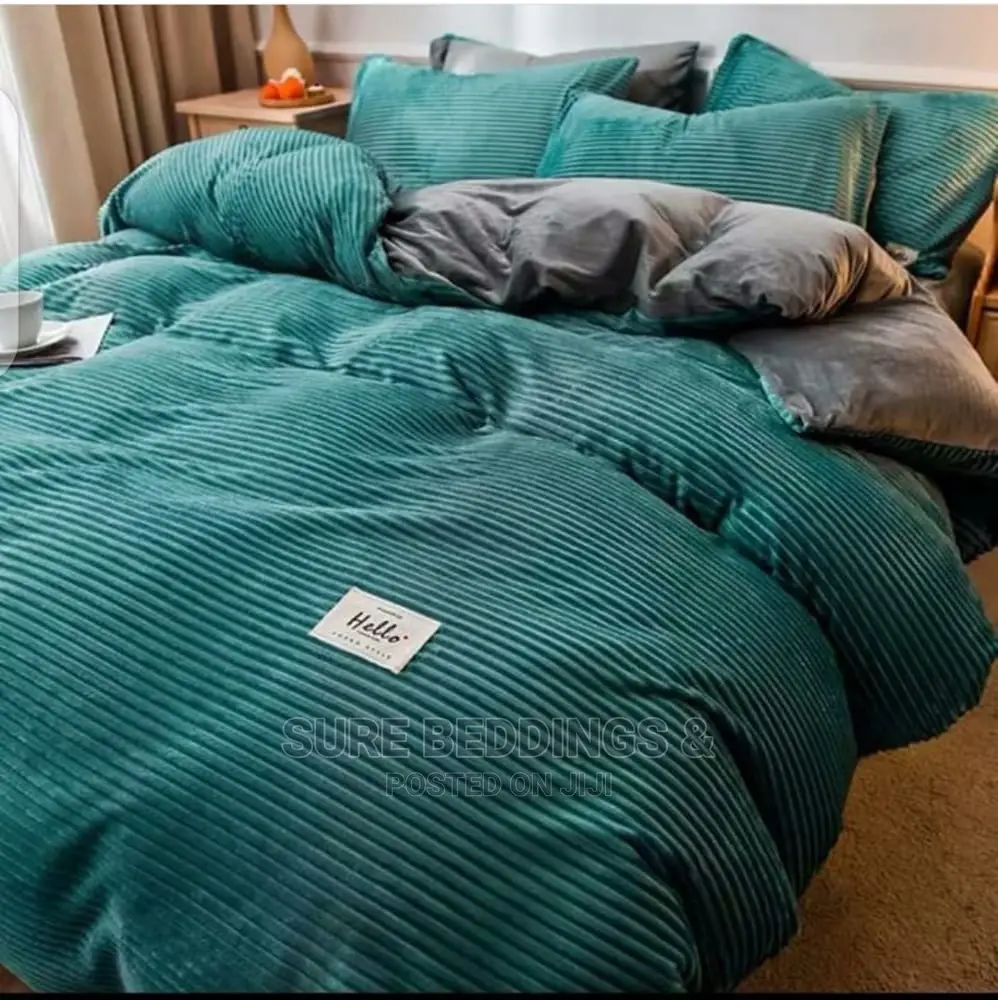 Coral Velvet Duvet