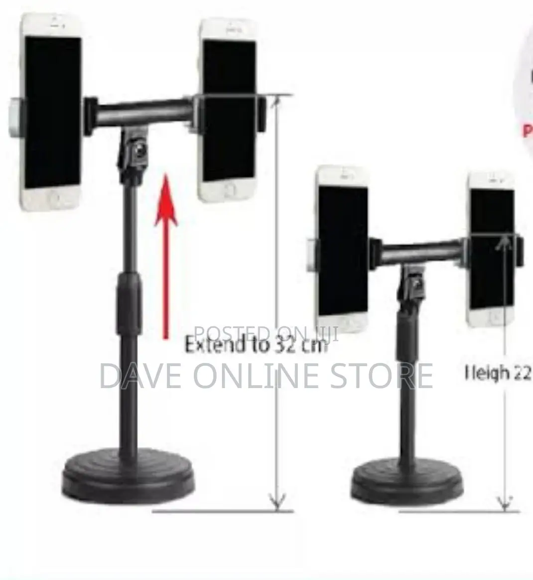 Dual Phone Clip Holder