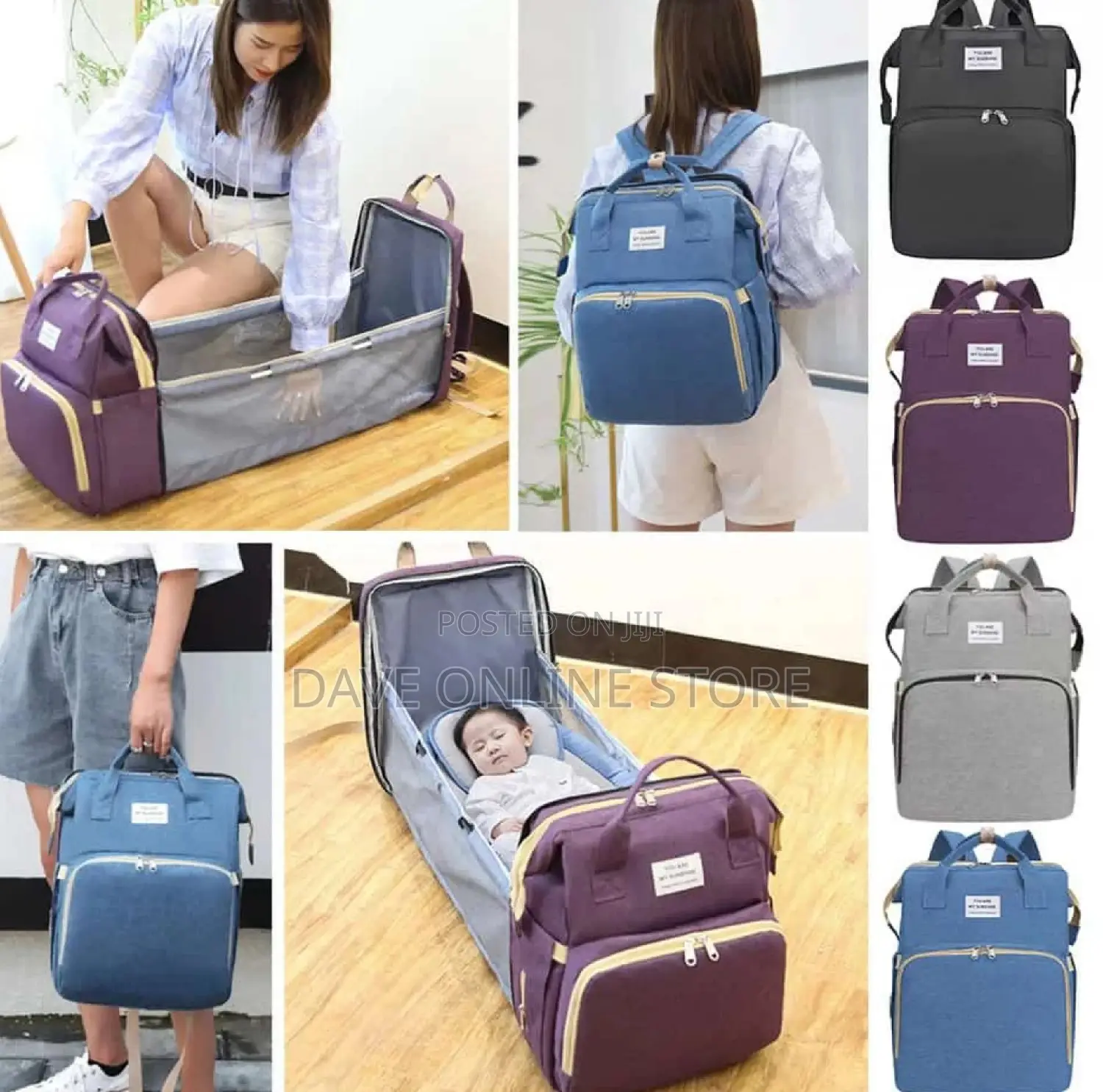 Baby Crib Diaper Bags