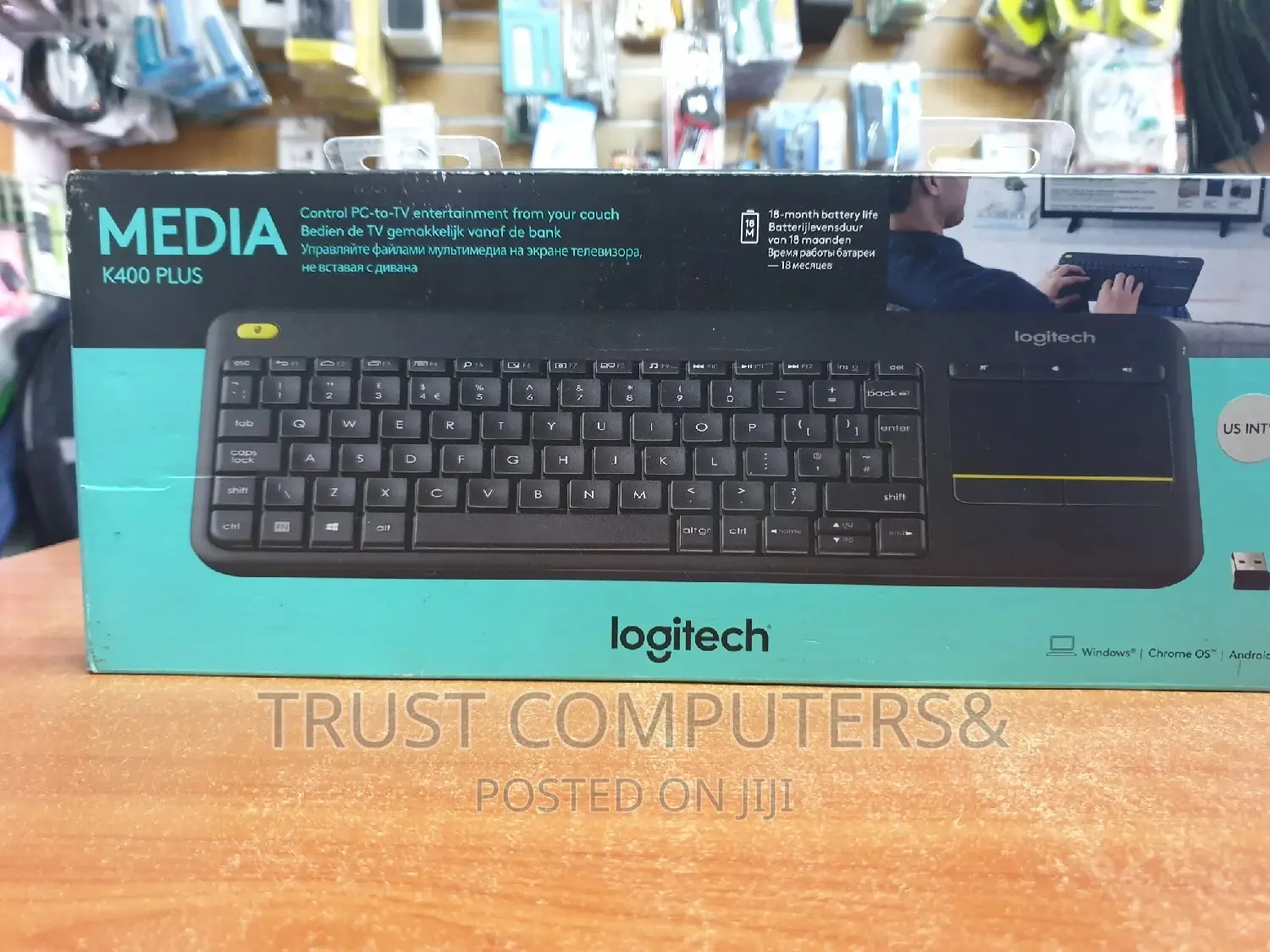Logitech K400 Wireless Touch Keyboard