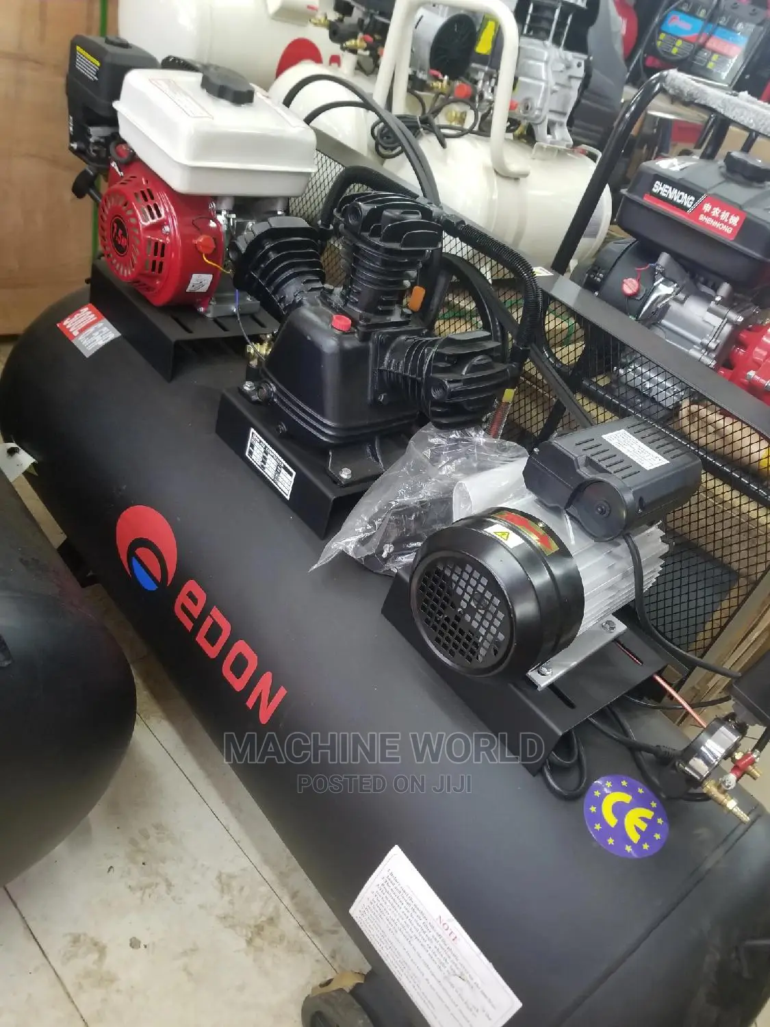 300ltr Petrol And Electric Air Compressor