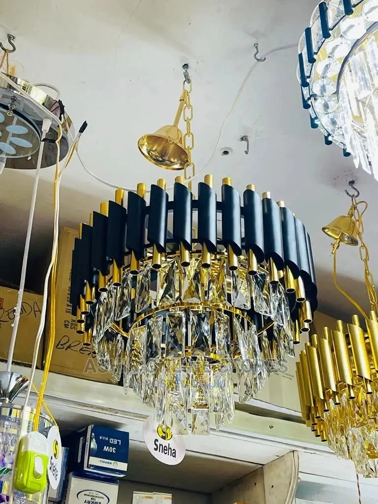 Black and Gold Ceiling Light